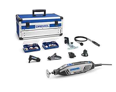 Dremel 4250 Herramienta rotativa de 175 W, kit multiherramienta con 6 complementos y 128 accesorios, motor de 175 W con retroalimentación electrónica, velocidad variable de 5000-35 000 rpm