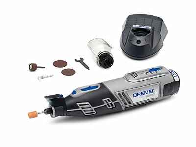 Dremel 8220 - Multiherramienta inalámbrica (12 V, 5 accesorios, resguardo de protección), color negro