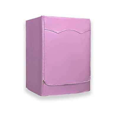 Ducomi Funda para lavadora secadora impermeable – Funda para lavadora de exterior para lavadora de carga frontal, antipolvo, protección de arañazos, cremallera (rosa, 60 x 60 x 85 cm)