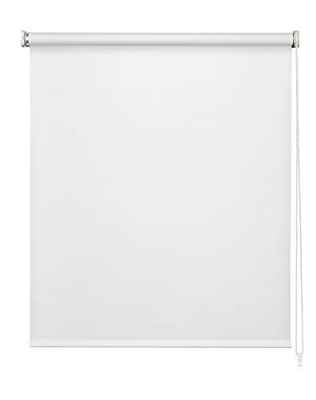 EASYDECO - Estor Enrollable Blackout (Blanco, 120_x_250_cm)