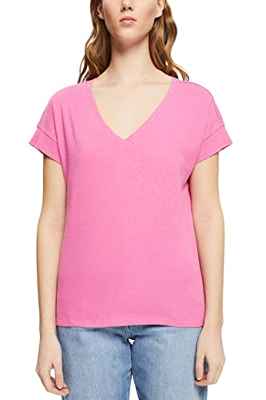 edc by Esprit 032CC1K312 Camiseta, 670/rosa, S para Mujer