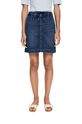 edc by Esprit 042cc1d301 Falda, 901/Blue Dark Wash, 60 para Mujer