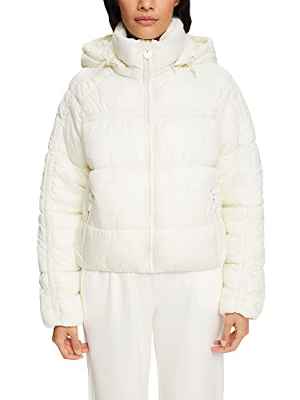 edc by Esprit 082cc1g304 Chaqueta, 110/blanco Roto, XL para Mujer