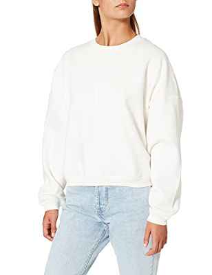 edc by Esprit 991CC1J303 Sudadera, 110/blanco Roto, L para Mujer