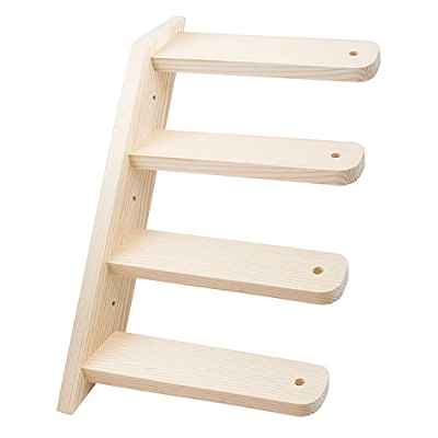 Escalera para Gatos, Soporte de pared para escaleras Escalada Gato Plataforma Cuatro Paso Escalera del Gato muebles para mascotas para escalar, jugar y descansar