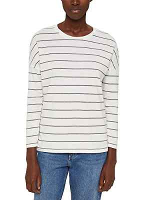 Esprit 121EE1K308 Camiseta, 110/blanco Roto, XXL para Mujer