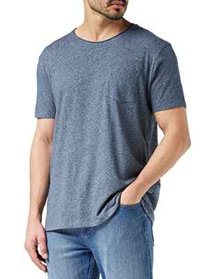 Esprit 992CC2K308 Camiseta, 404/NAVY 5, S para Hombre