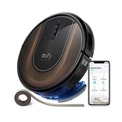 eufy de Anker, RoboVac G30 Hybrid, Robot Aspirador con Smart Dynamic Navigation 2.0, Barrido y Fregado 2 en 1, Aspiración de 2000 Pa, Wi-Fi, Tiras Delimitadoras