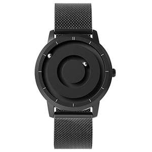 EUTOUR Reloj Magnetico Hombre Cuarzo Sin Vidrio Rodamiento de Bolas Relojes de Pulsera para Hombres 40mm