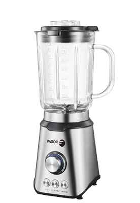 FAGOR Batidora de vaso COOLMIX Pro. 1200W de potencia y 1.75L de capacidad. 3 programas y regulador de velocidad