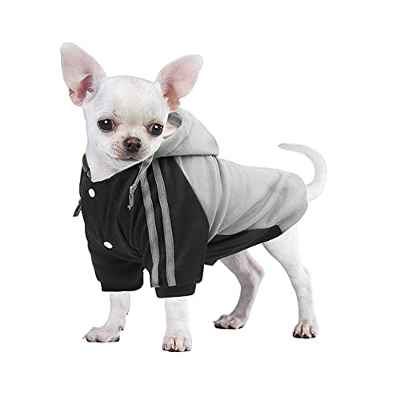 FEimaX Sudadera con Capucha Cálido para Perros Pequeños Mascotas Ropa de Invierno Cachorro Abrigo Chaqueta Suave Camiseta para Perro Gato Chihuahua