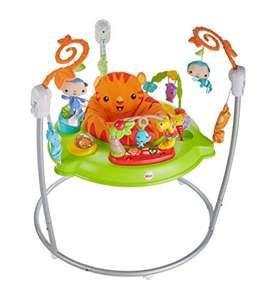 Fisher-Price Saltador Animalitos de la Selva - Producto para Bebés - Con Música, Luces, Sonidos y Accesorios