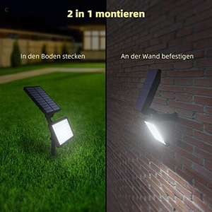 Foco solar 48 LED, IP65, 5 Modos.