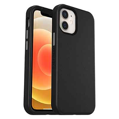 Funda para iPhone 12 mini OtterBox Slim con MagSafe, resistente a golpes y caídas, Ultra-fina,Funda Protectora Fina, Testada 3x con los estándares Militares anticaídas, Negro/Gris