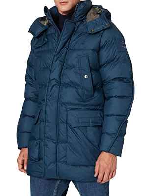 G-STAR RAW G-Whistler Padded Hooded Parka Abrigos Hombre, Blue (Luna Blue B958-C630), XXL