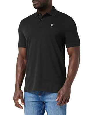 G-STAR RAW, hombres Polo Dunda, Negro (black 5864-990), L