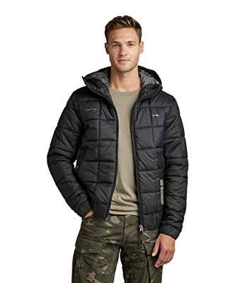 G-STAR RAW Meefic sqr Quilted HDD jkt Chaqueta, Black (dk Black B958-6484), M de los Hombres