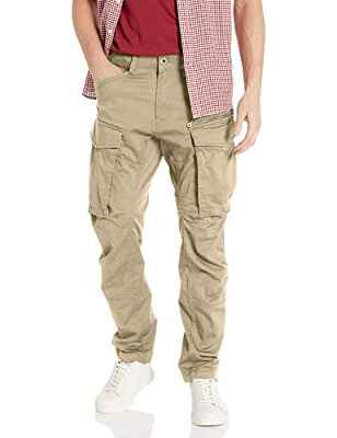 G-STAR RAW Rovic Zip 3D Tapered Pantalones, Beige (Dune 5126-239), 30W / 32L para Hombre