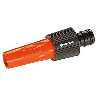 Gardena Lanza riego Profi-System con Boquilla Regulable, con Gran caudal. para Manguera de Ø19 mm (3/4"), Negro/Naranja (XL)