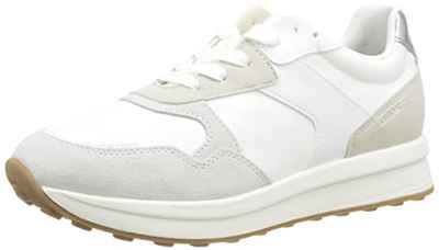 Geox D RUNNTIX, Zapatillas, para Mujer, Blanco (Blanco), 38 EU