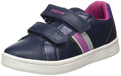 Geox J Djrock Girl B, Sneakers para Niña, Azul (Navy) , 28 EU