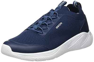 Geox J Sprintye Boy A, Sneakers para Niño, Azul (Navy) , 25 EU