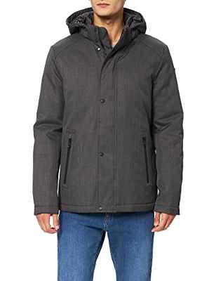 Geox M ARRALL Chaqueta Hombre, Gris (Pinstripe), 52