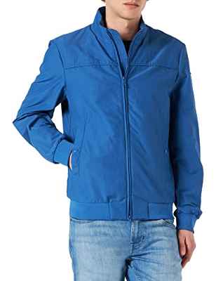 Geox M Vincit Chaqueta, Azul (Cobalto Brillante), 54 para Hombre