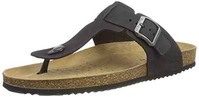 Geox U Sandal Ghita, Sandalia. Hombre, Negro, 46 EU