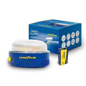 Goodyear Safety Light, Luz de Emergencia para Coche homologada, Señal v16,