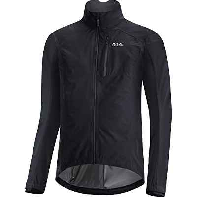 GORE WEAR Chaqueta de ciclismo para hombre, GORE-TEX PACLITE, M, Negro