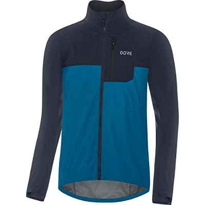 GORE WEAR Chaqueta de ciclismo Spirit para hombre, GORE-TEX INFINIUM, S, Amarillo neón/Negro