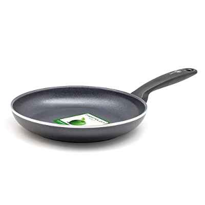 GreenPan Andorra Sartén Antiadherente con Revestimiento de Cerámica, Apta para Todo Tipo de Cocinas, Inducción, Horno y Lavavajillas, 20 cm, Negra, Aluminio