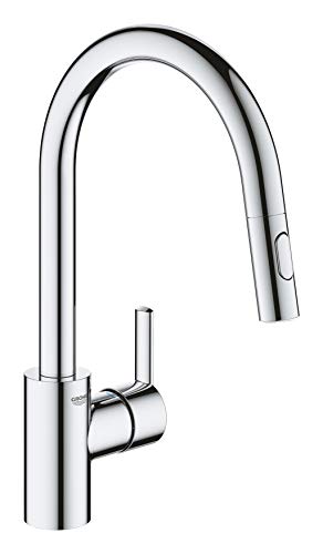 GROHE Feel Quickfix - Grifo de fregadero extraíble, cromo