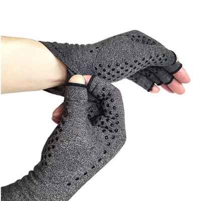 Guantes de Compresión para Hombres y Mujeres - Guantes para Artritis - Artrosis - Reuma - Tendinitis - Reumatoide - Tunel Carpiano - Muñequera para Aliviar Dolor - Permite hacer Vida Normal- 1 Par…