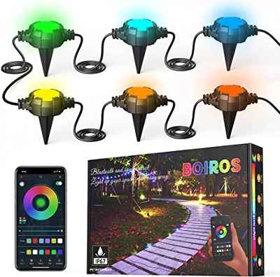 Guirnalda 16 Luces RGB Exterior IP67 App +Mando 