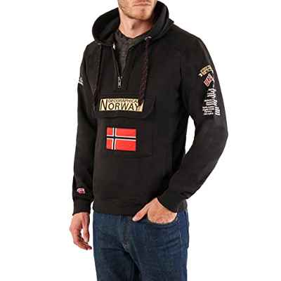 GYMCLASS Men - Sudadera Capucha Bolsillos Hombre - Chaqueta Casual Hombres Abrigo - Camisetas Camisa Manga Larga - Hoodie Deportiva Regular Fitness Jacket Tops (Negro XXL)