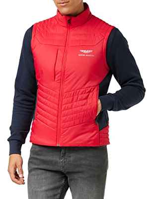 Hackett London Amr Moto Racer Gilet Chaqueta Hombre, Rojo (2Ft Red Sin), XX-Large