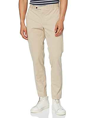 Hackett London Kensington Slim Chino Pantalones, 8HWOATMEAL, 32W/32L para Hombre