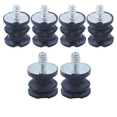 Haishine 6Pcs Isolater Buffer Mounts Set para Husqvarna 268 272 61 266 JONSERED 625 630 670 piezas de motosierra