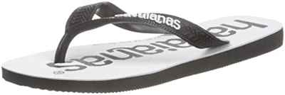 Havaianas Chanclas unisex Top Logomania, Schwarz Schwarz 43/44 EU