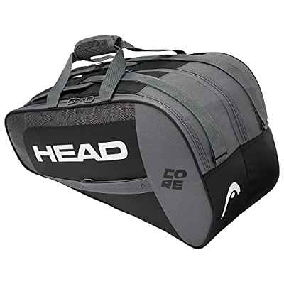 Head Core Combi Bolsa Tenis, Unisex-Adult, Negro/Blanco, Largo-6 Palas de Padel