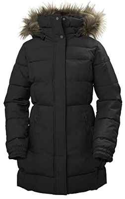 Helly Hansen Blume Chaqueta De Fumador Repelente Al Agua Aislado Parka Invierno, Mujer, Black, L