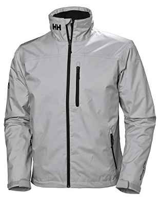 Helly Hansen Crew Midlayer Chaqueta deportiva impermeable, Hombre, Gris (Grey Fog 853), M