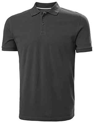 Helly Hansen Crew Polo, Camisa Hombre, Negro (Black), S