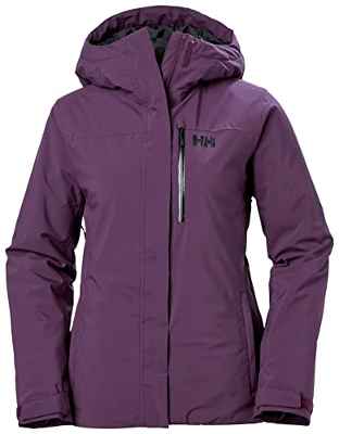 Helly Hansen Jr Lifa Merino Midweight Set, Chaqueta De Esquí Para Mujer, Violeta (Purple), L