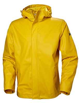 Helly Hansen Moss Outdoor Chaqueta Impermeable, Hombre, Amarillo Esencial, XL