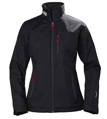 Helly Hansen W Crew Midlayer Jacket Chaqueta Impermeable, Mujer, Black, S