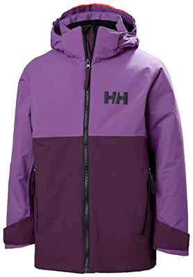 Helly Hansen W Imperial Puffy Jacket, Chaqueta De Pluma Para Acampada Y Marcha Niño Unisex Youth, Violeta (Purple), 14