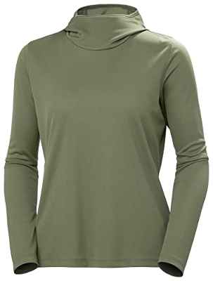 Helly Hansen W Verglas Shade Camiseta, Mujer, 421 LAV Green, M